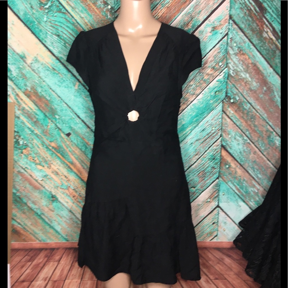 Sandro Ronald Ruffled Twill Mini Dress - Picture 2 of 8